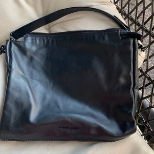 Etienne Aigner shoulder bag, leather red suede